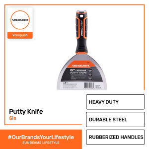 VANQUISH Premium Flexible Putty Knife Paint Scrapper Trowel Scrapper Knife 1/1.25/1.5/2/3/4/5/6in Handyman Tools
