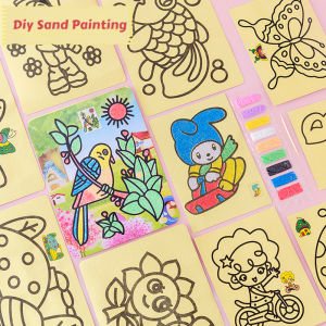 5Pcs Kids DIY Sand Drawing Set Party Gift Sand Art Coloring / Lootbag Filler / Paninda