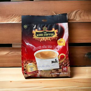 ( 01 BỊCH) Cà Phê Hòa Tan 3in1 King Coffee (16gramx 45 gói) - Cafe Sữa ngon Trứ Danh