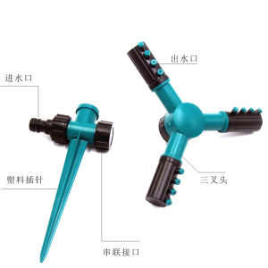 สปริงเกอร์ สปริงเกอร์รดน้ำ แบบตั้งพื้น หัวฉีดสปริงเกอร์ หมุน 360 รดน้ำต้นไม ตั้งพื้นรุ่นประหยัด หัวฉีดปรับมุมได้ ฐานวงกลม รดน้ำต้นไม้สนามหญ้า หัวต่อสวมเร็ว