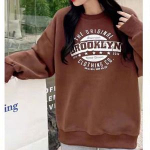 Áo sweater nam nữ form rộng tay dài chất thun cotton nỉ hàng Quảng Châu Siando AT15
