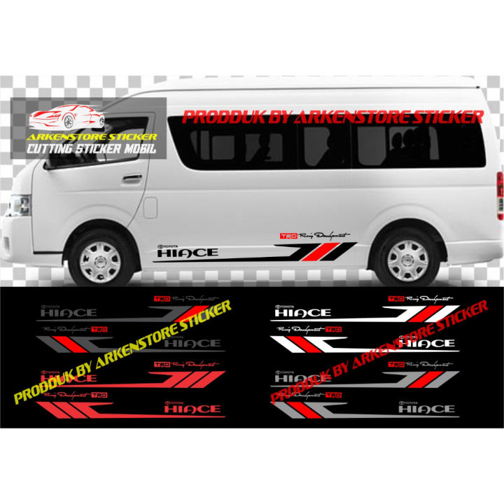 STICKER STIKER MOBIL HIACE CUTTING STICKER LIST BODY SAMPING MOBIL