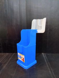 ที่เก็บช้อน ที่ใส่ช้อน New (มีช่องเก็บไม้จิ้มฟัน) ขนาด 12*12*27 เซน ใส่ตะเกียบ ที่เก็บตะเกียบ ทรงตั้ง มีฝาเปิดปิด  มีช่องแบ่ง มีรูระบายน้ำ พลาสติกเกรด A พร้อมส่ง