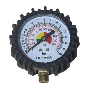 FOUNDTWO Portable Digital Tire Pressure Gauge 0-250PSI Precision Air Pressure Gauge Check Tool LED Light Short Pressure Measuring Valve Car