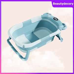 【NEW】 Space-Saving Wash Bucket with Real-Time Temperature Display Non-Slip Surface and Foldable Frame for Easy Storage