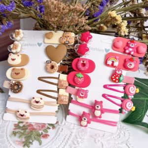 12 Cái / bộ Dễ Thương Ngọt Ngào Hello Kitty Kẹp Tóc Nhẫn Đáng Yêu Kuromi Cinnamoroll Kẹp Tóc Nữ Cô Gái Nổ Kẹp BB Snap Kẹp Phụ Kiện Tóc