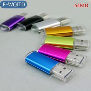 E-WOITD Thẻ nhớ Flash USB 2.0 64Mb ổ USB lưu trữ máy tính xách tay
