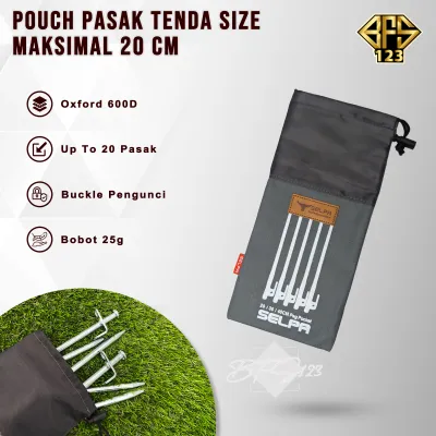 Pouch Bag Pasak Tenda Size Maks To 20 Cm