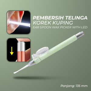 Pembersih Telinga Korek Kuping Ear Spoon Wax Picker with LED