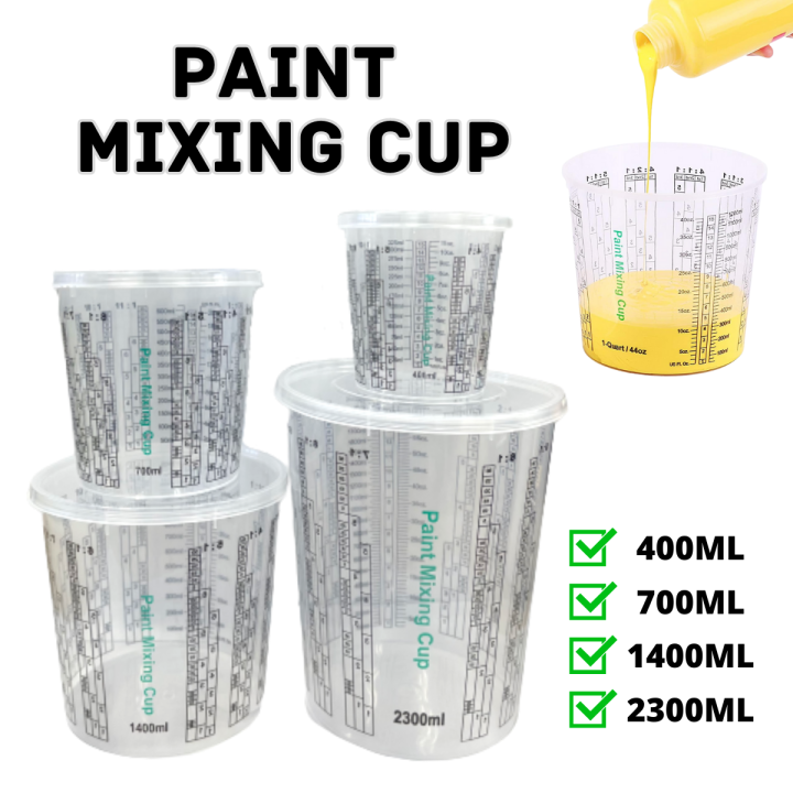 Car Paint Mixing Cup/ Automotive Paint Mixing Cup Paint Measuring Cup