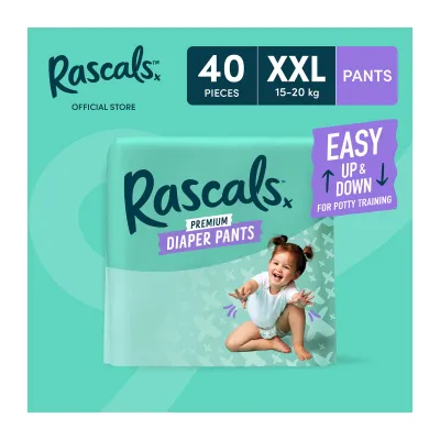 Rascals Pants XXL Diaper Single - 40 PCS