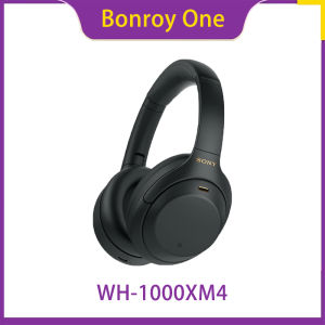 Sony WH-1000XM4 Wireless Noise Cancelling Headphones Bluetooth 5.0 QN1 Processor 40mm Driver LDAC DSEE Extreme 30hr Battery Quick Charge Over-Ear Dual Device Connection Touch Control