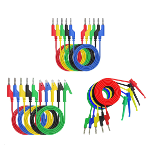 5 cái 4 mét Đồng giắc cắm bắp chuối kiểm tra Dây Giắc Cắm bắp chuối dây dẫn kiểm tra COLOFUL cho truyền tín hiệu nhanh chóng và dễ dàng kết nối