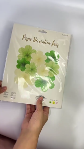 Pack Of 9 Foldable Paper Fan Flowers Wall Decoration For Parties Weddings Home Celebration Backdrop Hanging Accessories