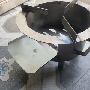 Bếp củi đa chức năng thép dày đường kính 30cm-40cm dùng để nấu-nướng-lẩu ngoài trời