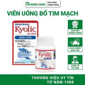 Viên Uống Bổ Tim Mạch Kyolic DHA EPA Hỗ Trợ Cải Thiện Triglycerid Máu 90 Viên/Hộp