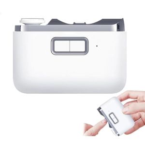 【🔥SG SELLER🔥】RICHMENTGADGET Electric Nail Clipper Nail Trimmer Nail Polisher 2 in-1 Automatic Nail Clipper Toe Nail 2 Speed Fingernail Clippers Nail File with Light Women Manicure Set Nail Clippers for Birthday Gifts Baby Kids Adult Seniors Weak Hands