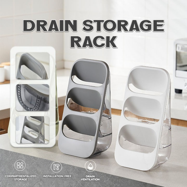 nNvNVder Multifunction Countertop Storage Kitchen Utensil Drainer Rack Makeup Brushes Box Stationery Organizer Bekas Alat Tulis  TABLEWARE