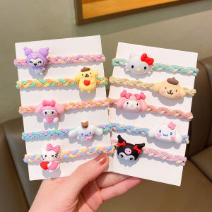 IKAT RAMBUT ANAK KARAKTER MELODY HELLO KITTY KUROMI KUNCIRAN KARET AKSESORIS RAMBUT ANAK