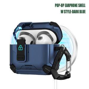 ✅COD✅เคสแอร์พอร์ด AirPods และ AirPods 4/3/2/1/Pro/Pro 2  ทุกร่น กันกระแทก ล็อกได้พร้อมพวงกุญแจ