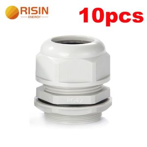 Free Shipping RISIN 10pcs IP68 PG7 PG9 PG11 PG13.5 PG21 Cable Glands Size Nylon Waterproof Plastic Sealing Cable Connector