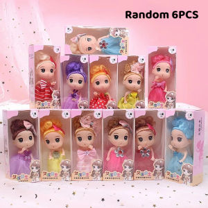 12cm Princess Toys Doll for Kids Girls Toys Cute Princess Doll Movable Joint Kids Gift