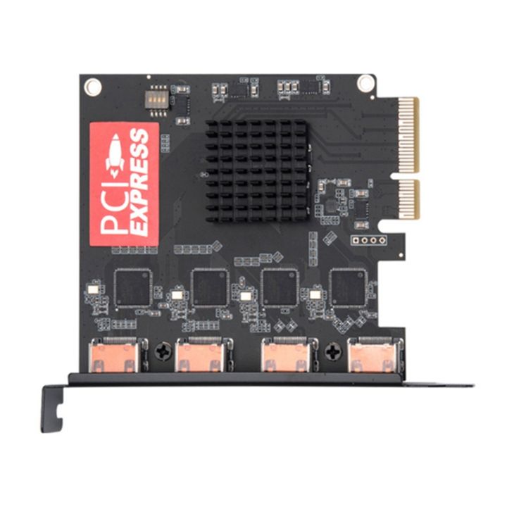 Http Streaming Pcie Card Rtp 4 Channel -Compatible PCI-E Video Capture Card 1080P 60Fps OBS Wirecast ...