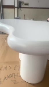 Nordic Irregular Cloud Tea Table Silent Style Household Small Apartment Tea Table Cream Wind Net Red Furniture Tea Table