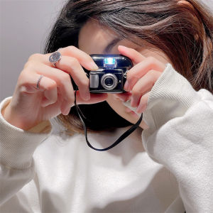 CrashStar Camera Creative Retro AirPods Case For AirPods 1 2 3 AirPods Pro 2 4 InPods 12 i12 Wireless Bluetooth Headphones Headset Earphone Casing Shockproof Protective Cover Shell Hot Sale