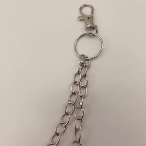 Hiphop Waist Chain with 2layer Star Tassels Waist Charm Street Pants Chain Trousers Chain Hiphop Dancing Accessories