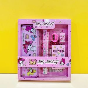BISA COD!!!AIKA STATINERY SET 7 IN 1 ALAT TULIS SEKOLAH KOMPLIT / KOTAK PENSIL ANAK / SOUVENIR HADIAH KADO / BINGKISAN ULTAH ANAK KARAKTER/TOKOSHENAR168