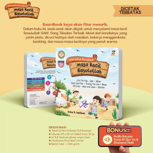 Buku Cerita Anak Boardbook Interactive Storybook Masa Kecil Rasulullah