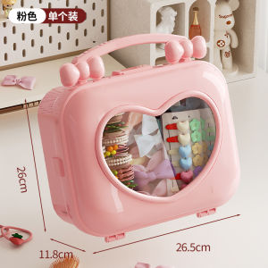 Tomorrw.TH กล่องเก็บกิ๊บติดผม pp โบว์ กล่องเครื่องประดับ น่ารัก หลายชั้น กันน้ํา กล่องเก็บของเล่น เด็ก jewelry box กล่องใส่ต่างหู กล่องเก็บเครื่องประดับ