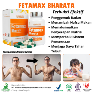 FETAMAX BHARATA Obat Penggemuk Badan Nambah Nafsu Makan