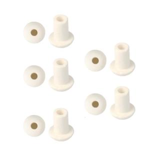 10Pcs Alcohols Lamp Lampwick Ceramic Wicks Holders Porcelain Stand For Oil Lamp Use Alcohols Lamp Wicks Replacement Set