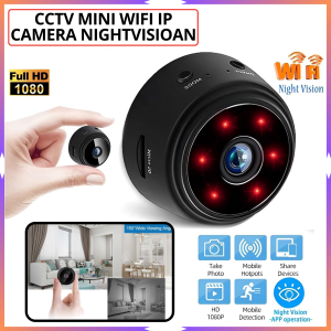 COD Taffware CCTV Mini WiFi IP Camera Wide Angle Nightvision 1080P / CCTV Mini Tersembunyi Kecil Wifi Sambung ke Hp Jarak Jauh Full HD Infrared Malam Outdoor Waterproof / Kamera CCTV Tersembunyi Kecil Mini Sambung ke Hp Jarak Jauh Full HD Outdoor Indoor