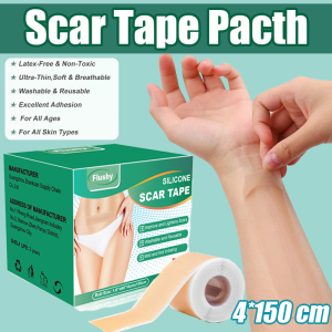 Scar Tape Patch Skin Repair Surgery Scar Removal Silicone Gel Sheet Patch Tape Sticker for C-Section Keloid Surgery Burn Acne Skin