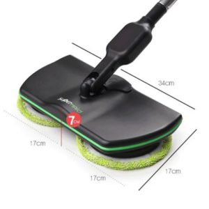 360 Degree Rotation Rechargeable Cordless Floor Cleaner Scrubber Polisher Electric Rotary Mop