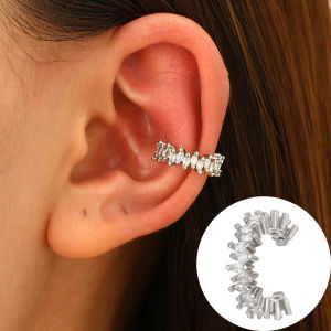 Anting Tusuk Tulang Telinga Gold - Silver / Titanium Stainles stell / Elegnt Tanpa Tindik /Tempel Jepit / Harga per 1pcs /