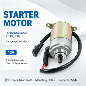Motorcycle STARTER MOTOR KYMCO SUPER 8 125 150 / DINK 150