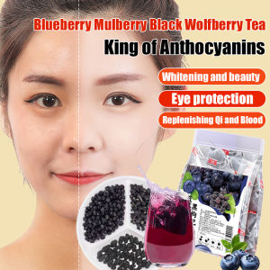 Women's Fruit Tea: Mulberry Wolfberry Tea & Cold Brew Blueberry Tea Health Triangle Bag