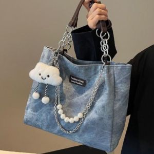Túi thời trang nữ túi tote xích mây kẹp nách đeo vai phong cách công sở để vừa a4 đi học đi chơi đi làm TTS68 964