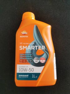 น้ำมันเครื่อง Repsol Smarter Fully syntetic 100% engine oil 10W-50 สำหรับ Hond Yamaha Kawasaki