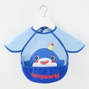 Baby Apron Baby Bibs Waterproof Children Apron Cartoon Apron Bayi Kanak-Kanak 儿童围兜罩衣防水防脏