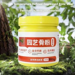 Bone meal organic fertilizer for plants and flowers