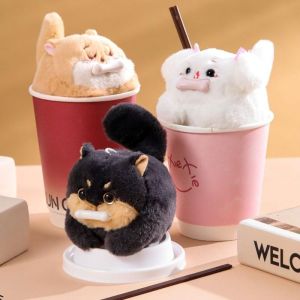 น่ารักแพนด้าของเล่นตุ๊กตาพวงกุญแจการ์ตูนกระเป๋าจี้อุปกรณ์เสริมพวงกุญแจรถจี้เครื่องประดับแฟชั่น ของขวัญ