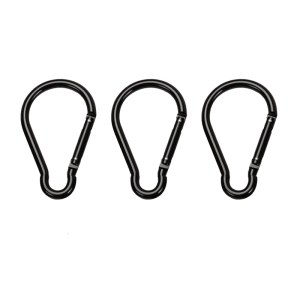 Camping Lock Snap Hook Spring Link Keychain Aluminum Alloys Carabiner Clip Spring Loaded Small Keychain Carabiner Clip