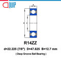 R8ZZ R10ZZ R12ZZ R14ZZ R16ZZ R20ZZ ตลับลูกปืนเม็ดกลม ฝาเหล็ก DEEP GROOVE BALL BEARINGS R8Z R10Z R12Z R14Z R16Z R20Z. 