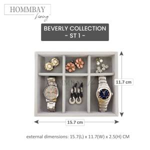 HOMMBAY LIVING Makeup Organizer Cosmetic Storage Box Jewellery Jewelry Necklace Earring Skincare Organiser Christmas Gift - BEVERLY 1