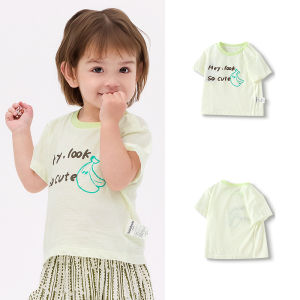 balabala Infant T-Shirt Baby Top Boy Short Sleeve 2025 New Summer Cool Top